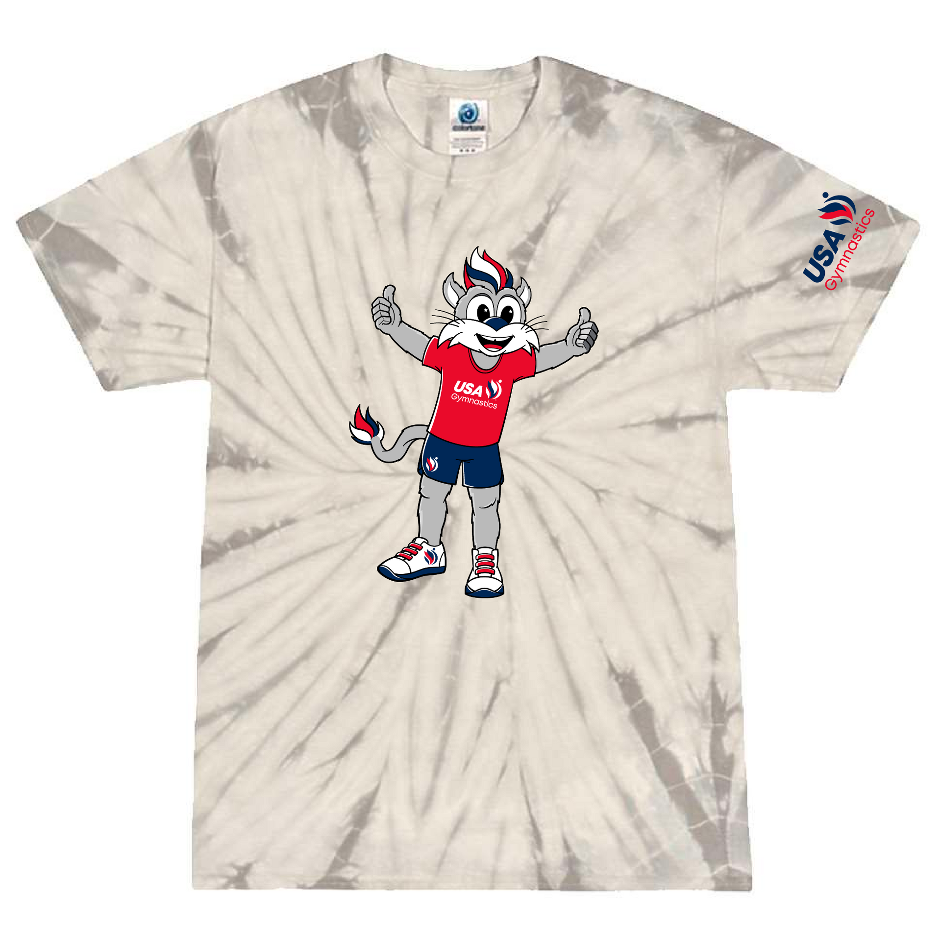 USAG Tie-Dye Mascot Tee