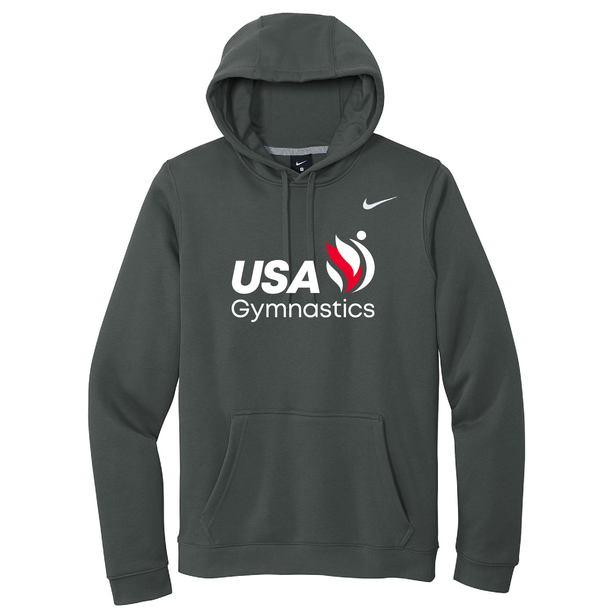 Grey USAG Logo Nike Hoodie - Olympic Trials 2024