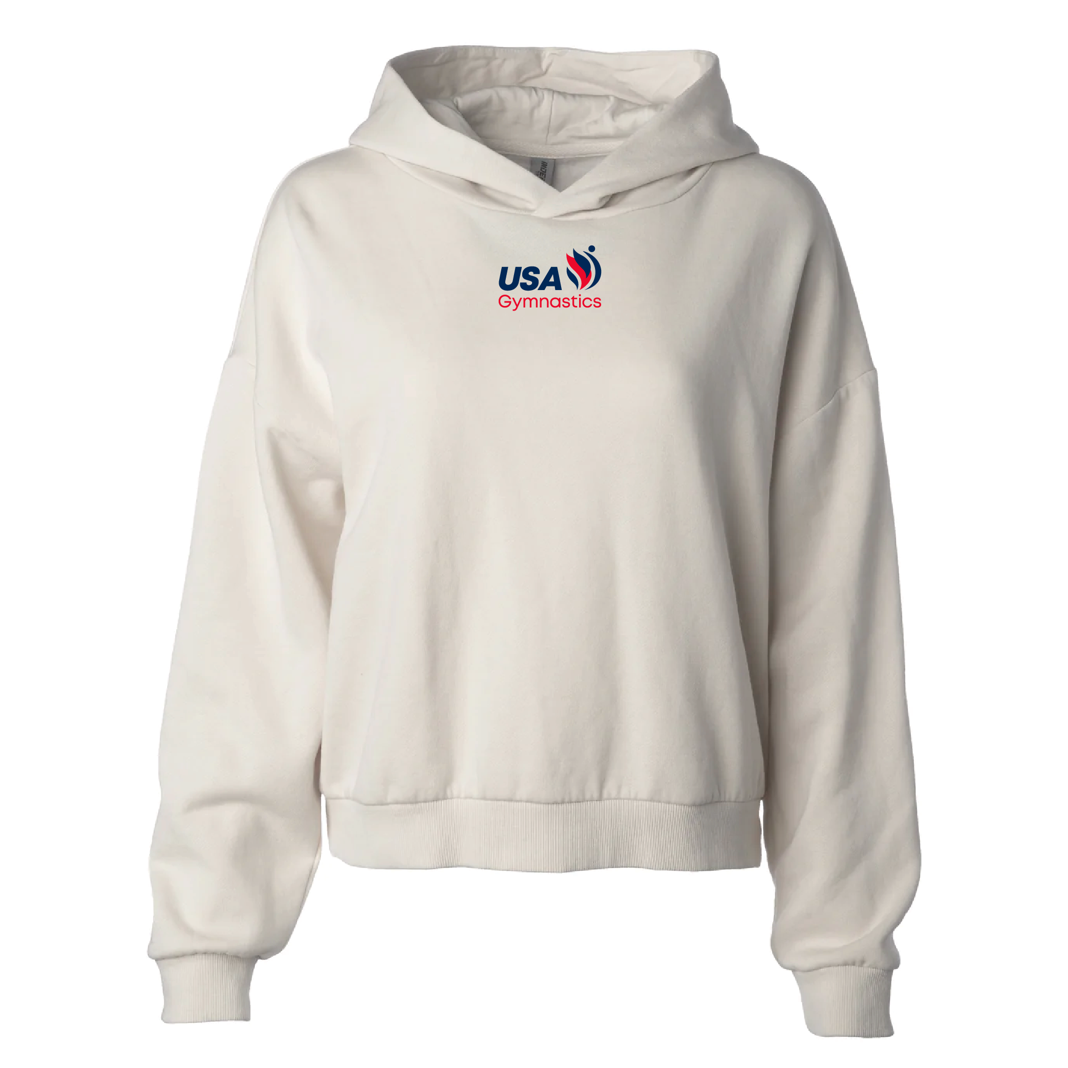 USAG Logo Crop Hoodie