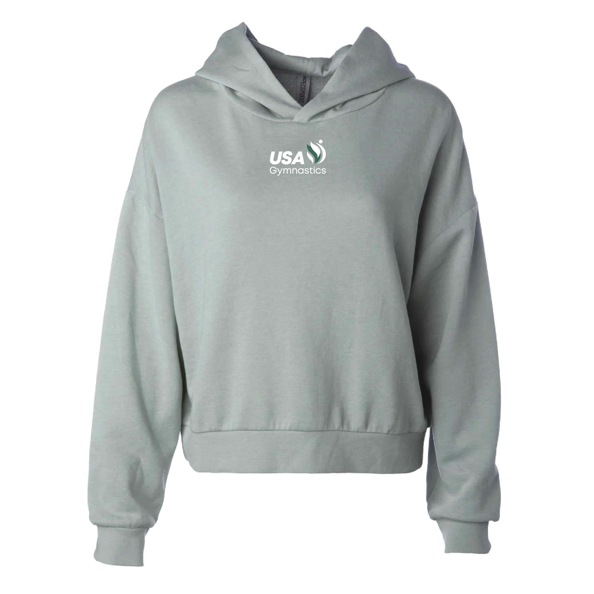 USAG Logo Crop Hoodie