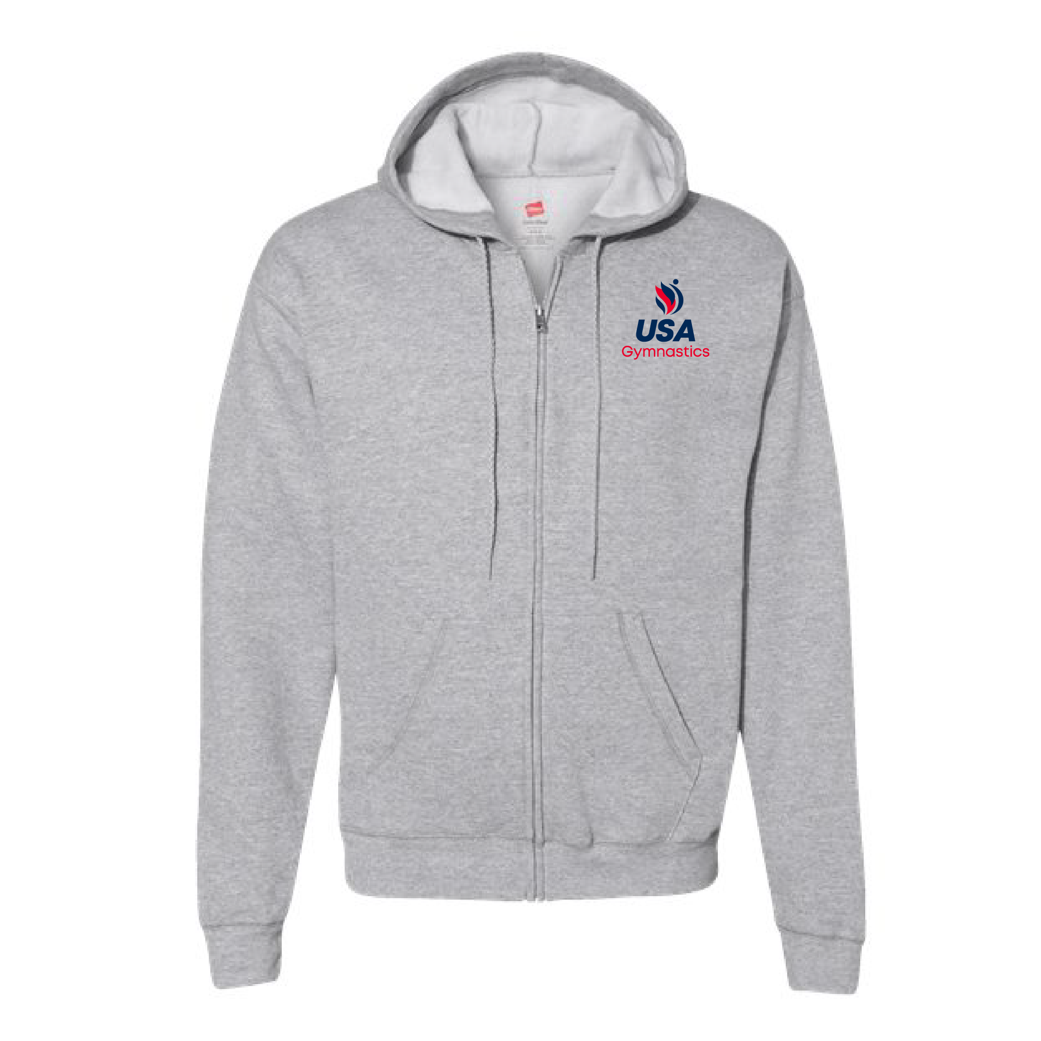 USAG LOGO Full Zip Hooded Sweatshirt